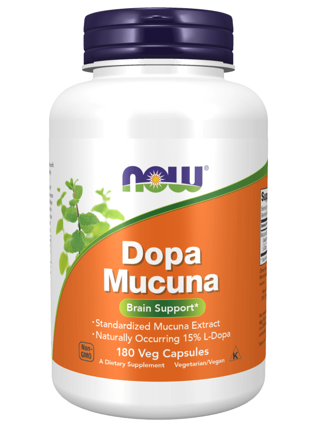 Now® Foods NOW DOPA Mucuna, 180 rostlinných kapslí