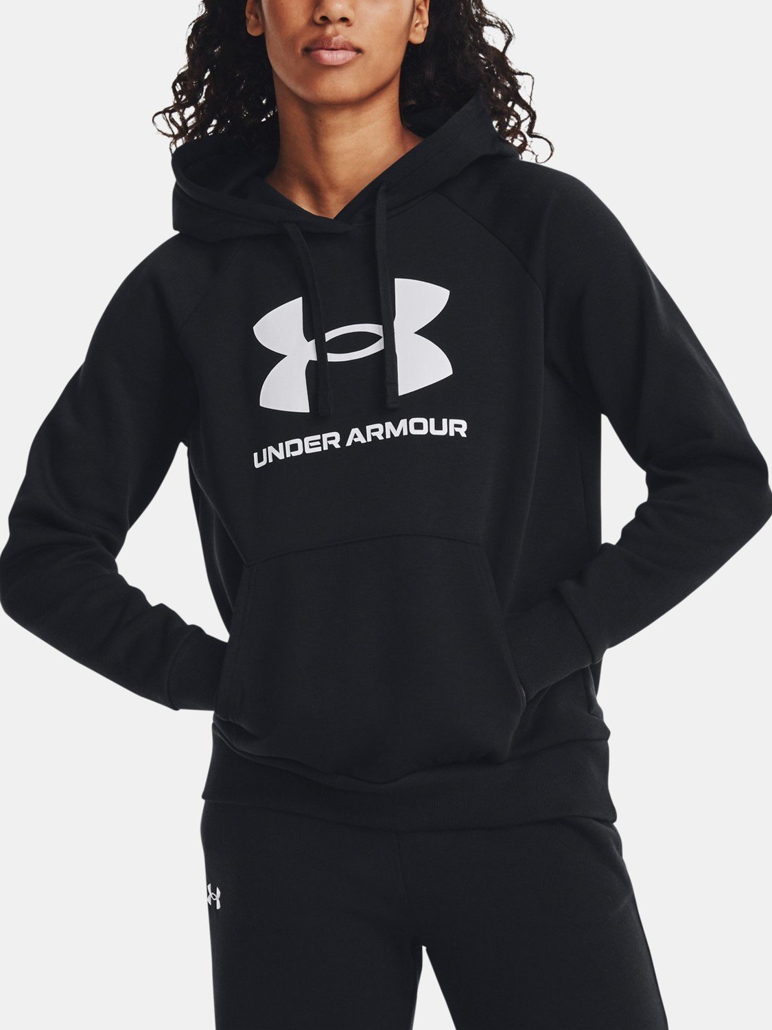 Under Armour Mikina UA Rival Fleece Big Logo Hdy-BLK - Dámské