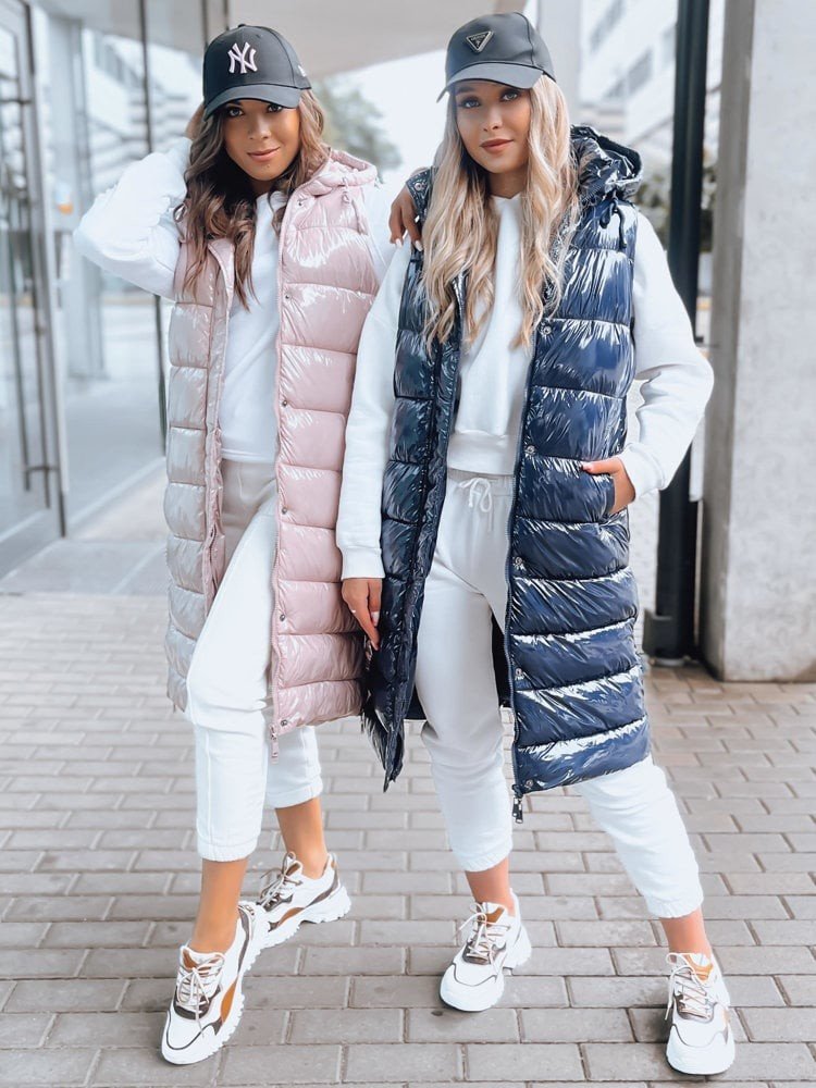 Dámská prošívaná vesta GANTINI modrá Dstreet