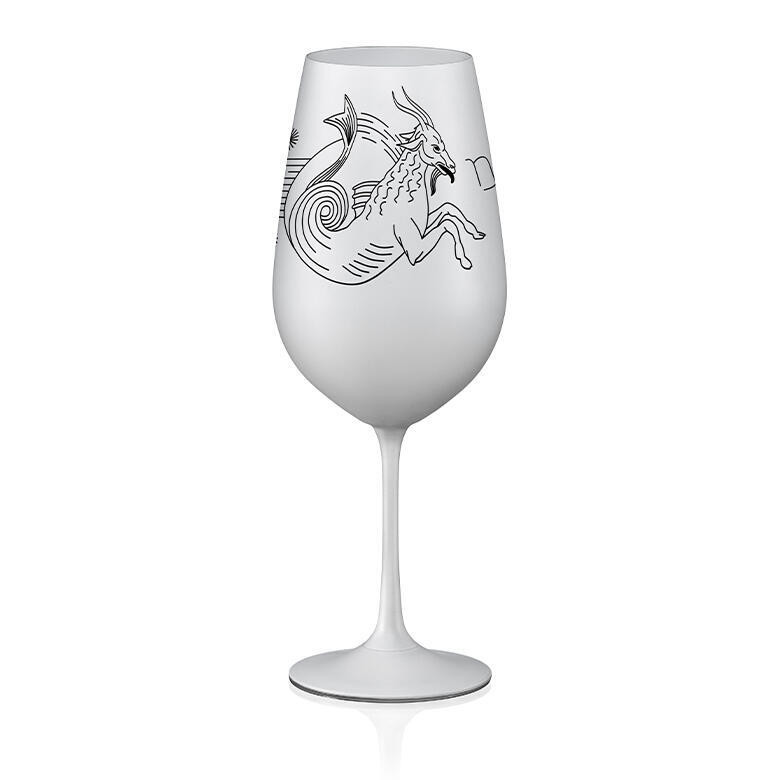 Crystalex sklenička na víno Kozoroh Bílá 550 ml 1KS