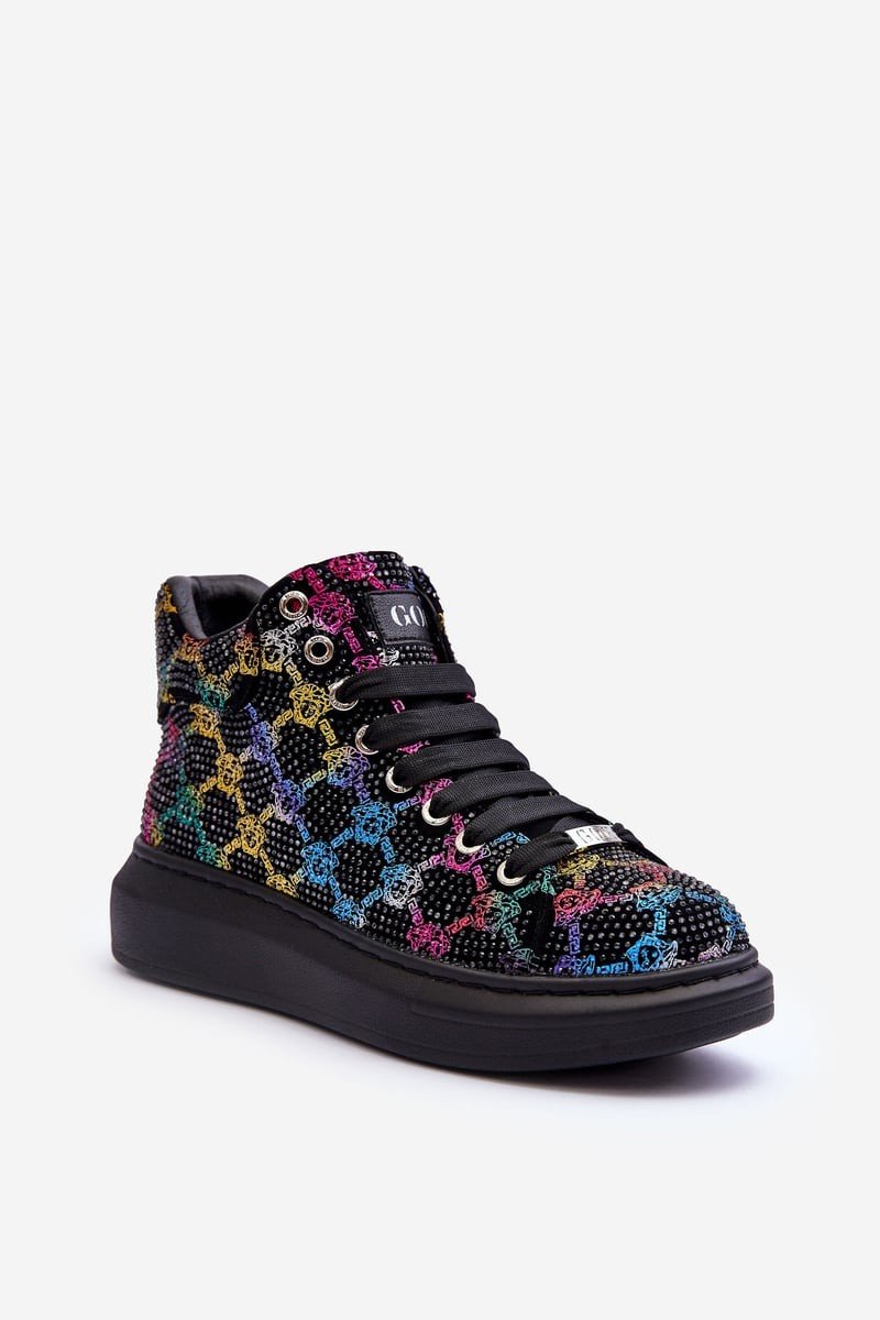 Sportovní Boty Na Platformě Džety GOE MM2N4009 Černé