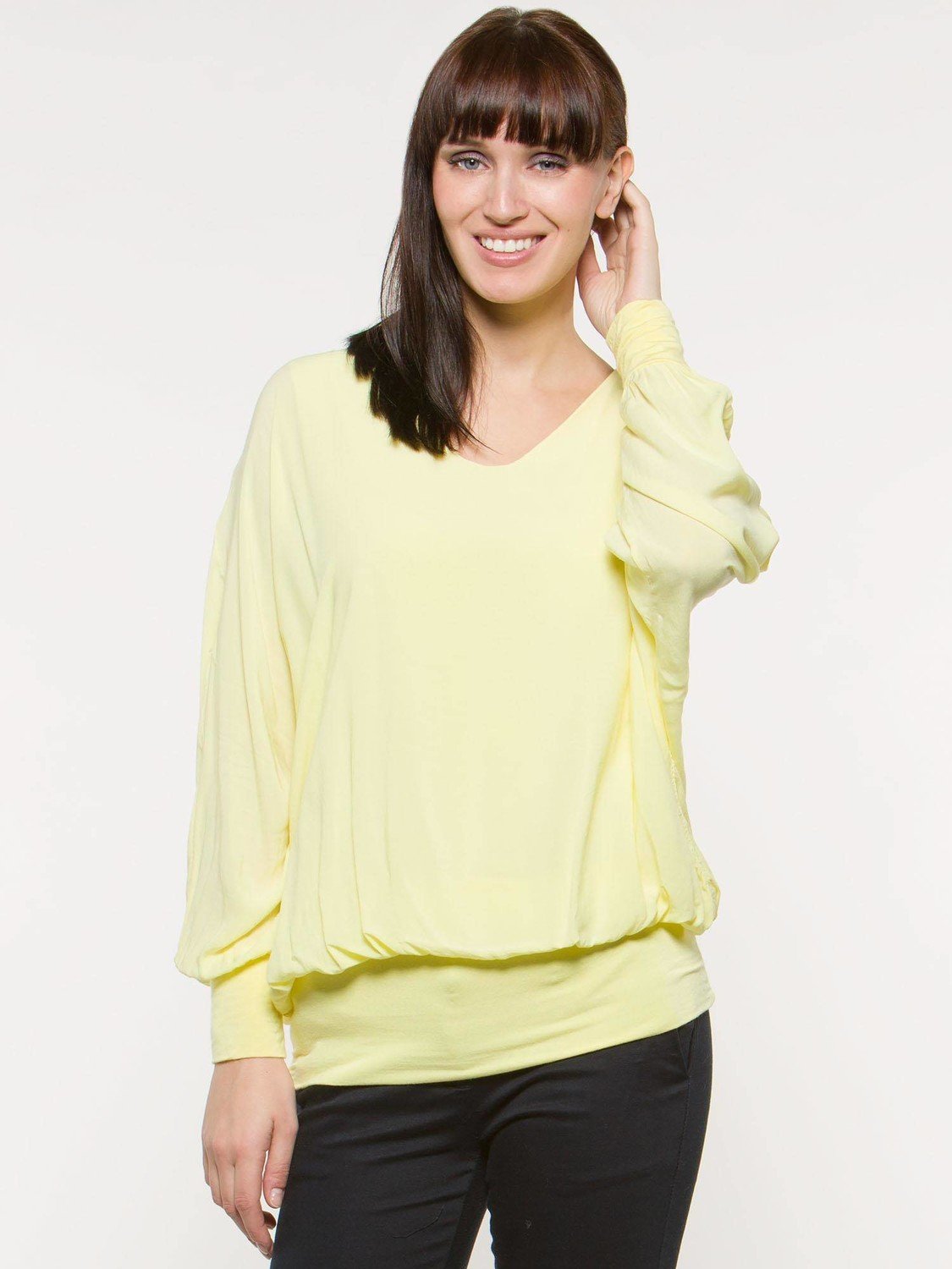 BLOUSE WITH WIDE CUFFS