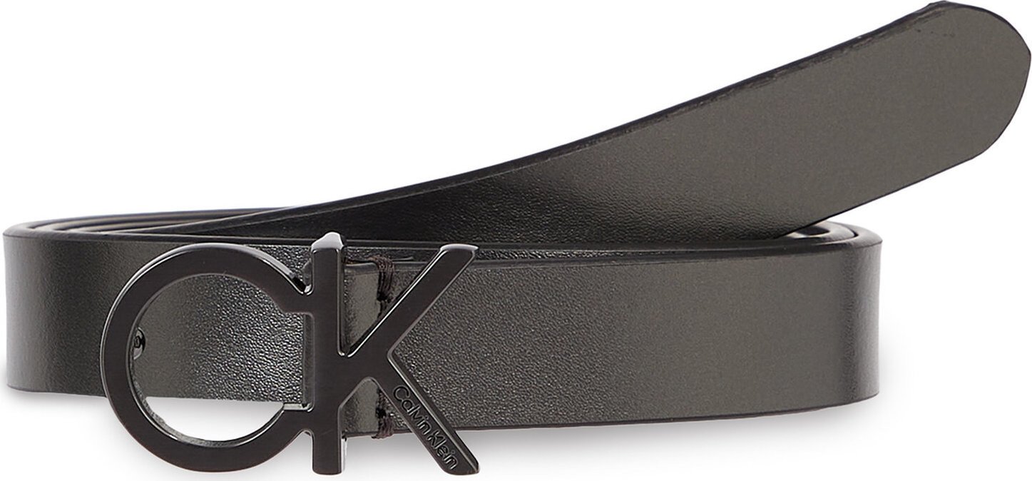 Dámský pásek Calvin Klein Re-Lock Belt 20Mm Gunmetal K60K611106 Gunmetal PCS