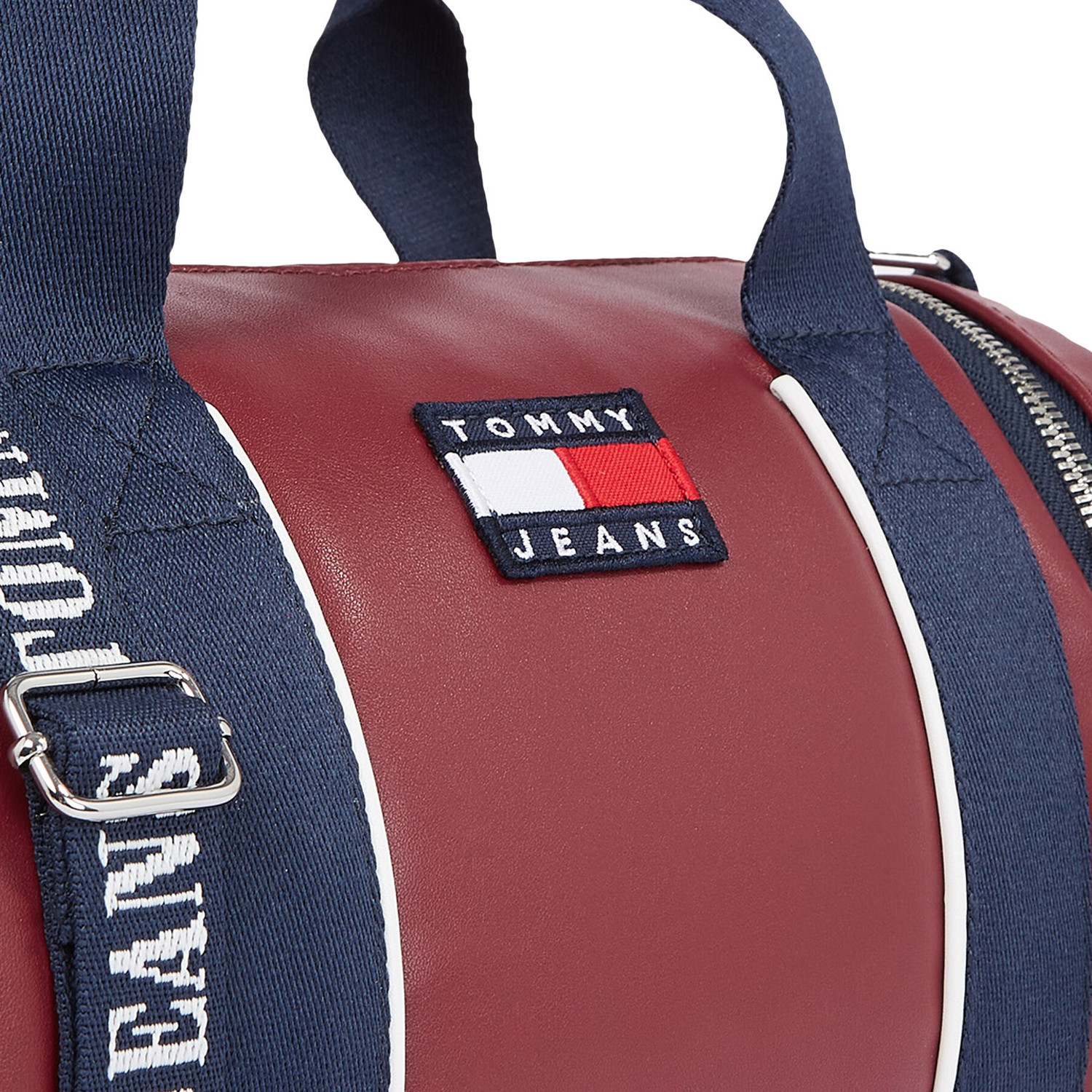 Kabelka Tommy Jeans Tjw Heritage Barrel Bag AW0AW15431 Winter Corporate 0GZ
