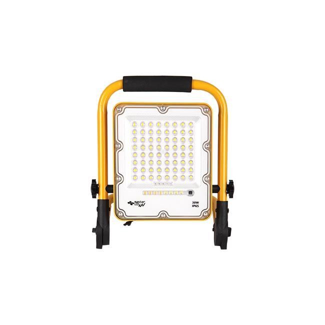 Vipelectro LED reflektor SIGA nabíjecí 30W přenosný s držákem 5Ah 500lm SLIM Neutrální bílá V0611