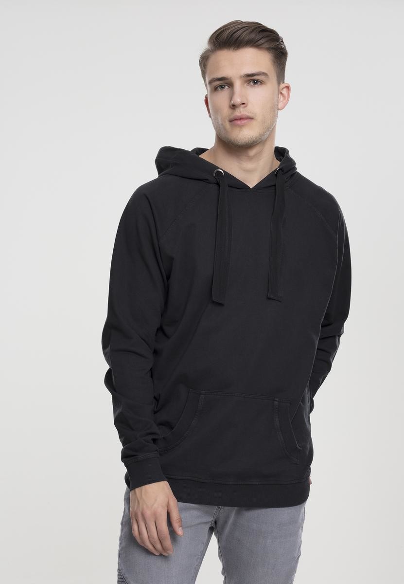 Garment Washed Terry Hoody darkgrey