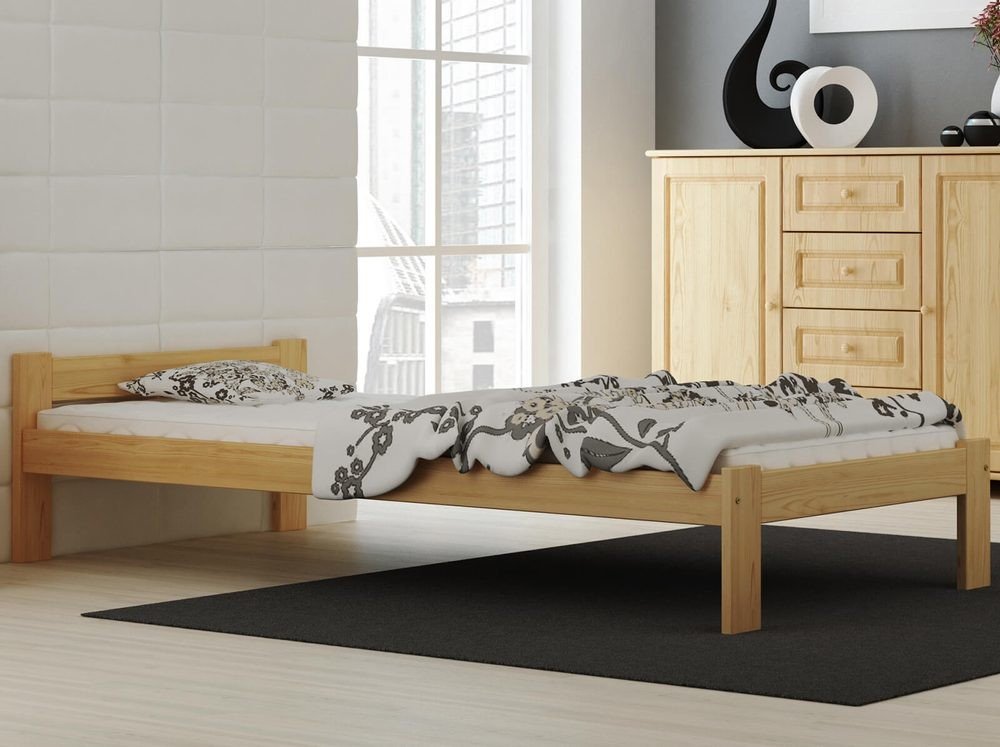 Magnat Magnat Masivní postel Naba  90 x 200 cm, ekologická borovice