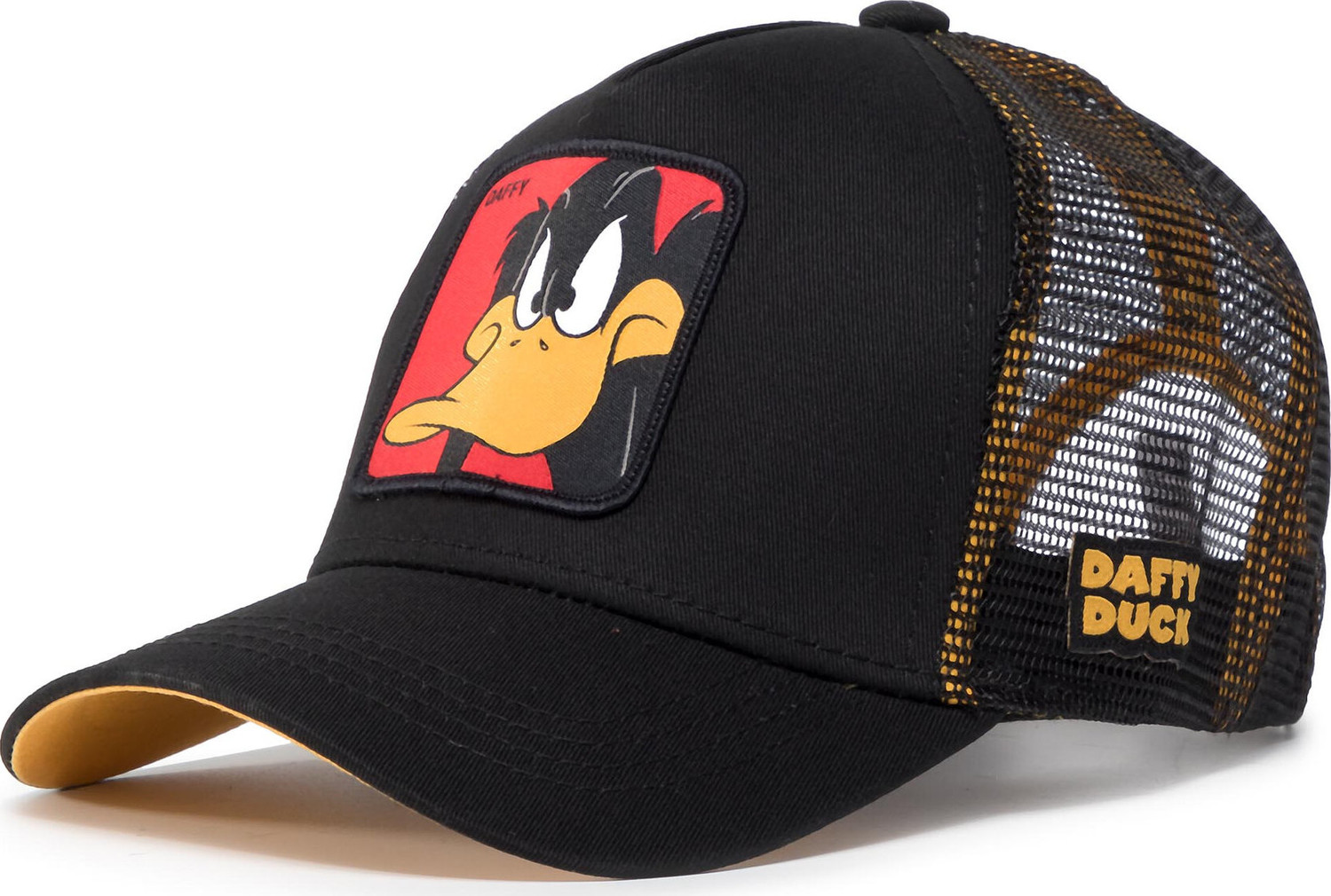 Kšiltovka Capslab Looney Tunes Daffy Duck Trucker CL/LOO/1/DAF1 Black