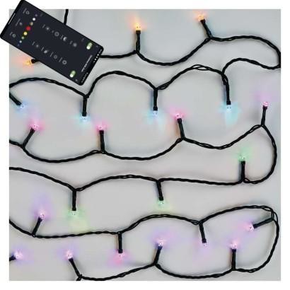 Emos GoSmart LED vánoční řetěz, 12 m, venkovní i vnitřní, RGB, programy, časovač, wifi D4ZR02