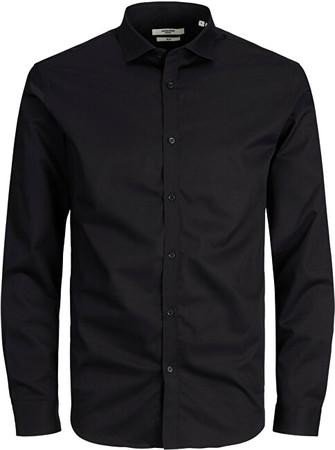 Jack&Jones Pánská košile JPRBLACARDIFF Slim Fit 12201905 Black L