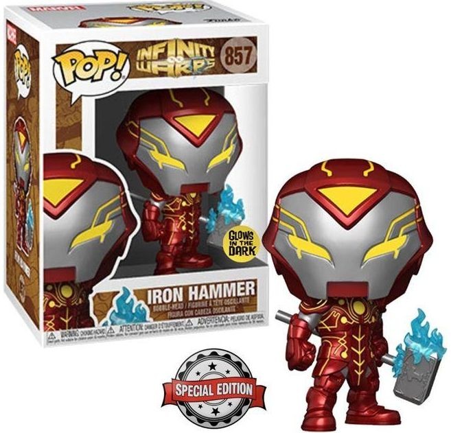 Figurka Funko POP 857 Marvel: Infinity Warps - Iron Hammer (GW) special edition glows in the dark