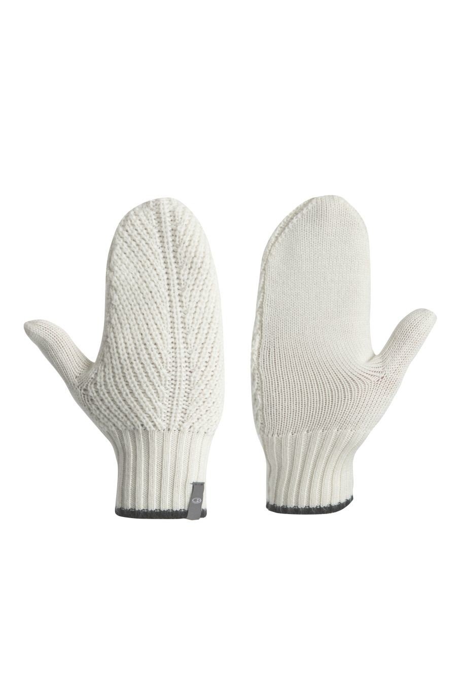 ICEBREAKER Unisex Waypoint Mittens, Undyed/Black velikost: XL