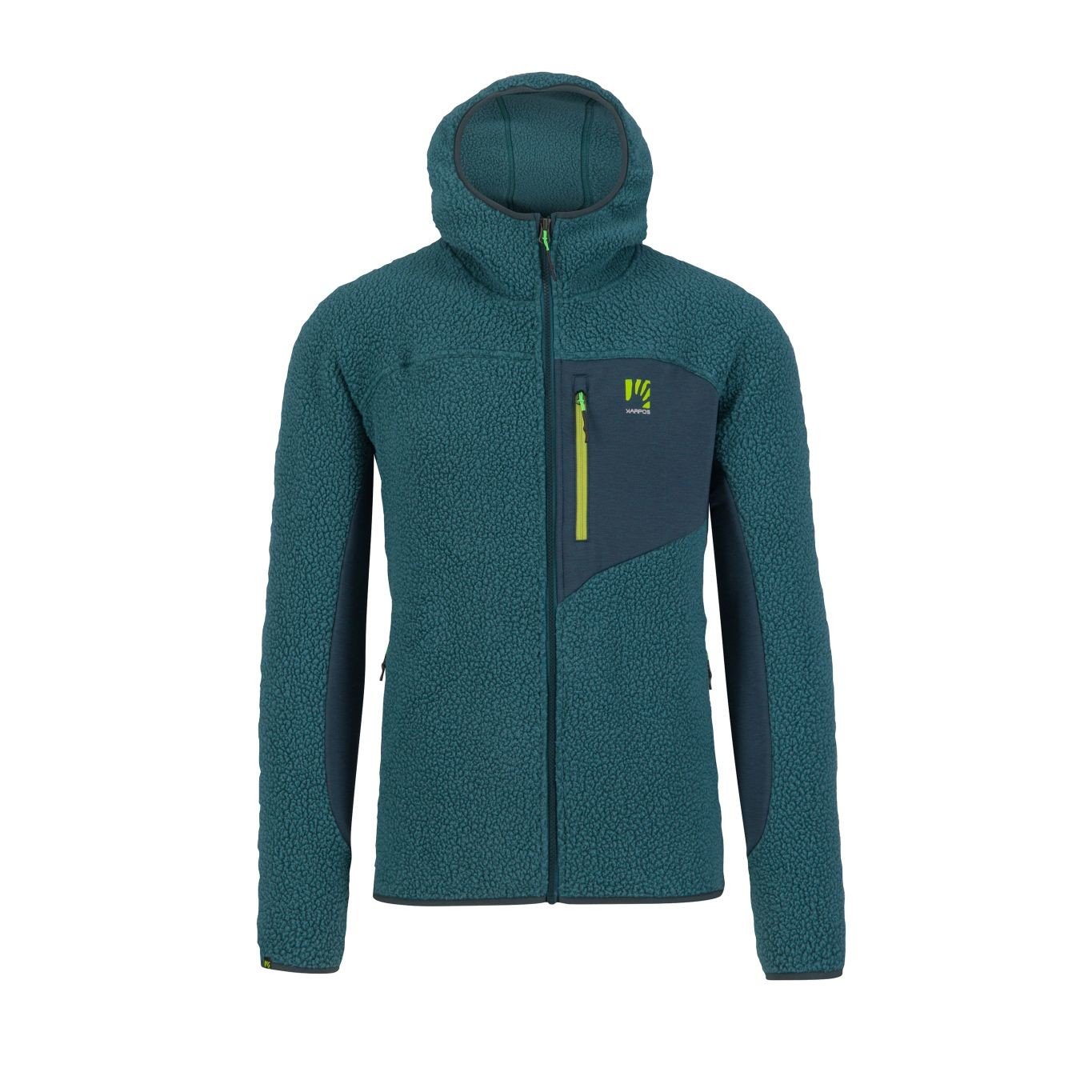 KARPOS 80'S Hoodie Fleece, Balsam/Forest velikost: L