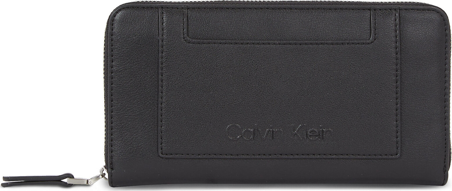 Dámská peněženka Calvin Klein Ck Set Zip Around Large K60K611089 Ck Black BAX