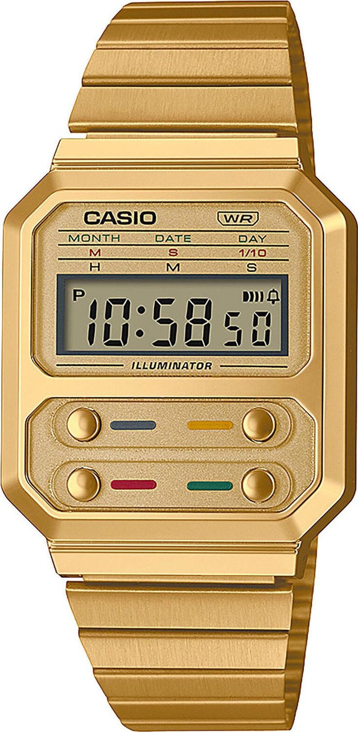 Hodinky Casio Vintage A100WEG-9AEF Gold/Gold