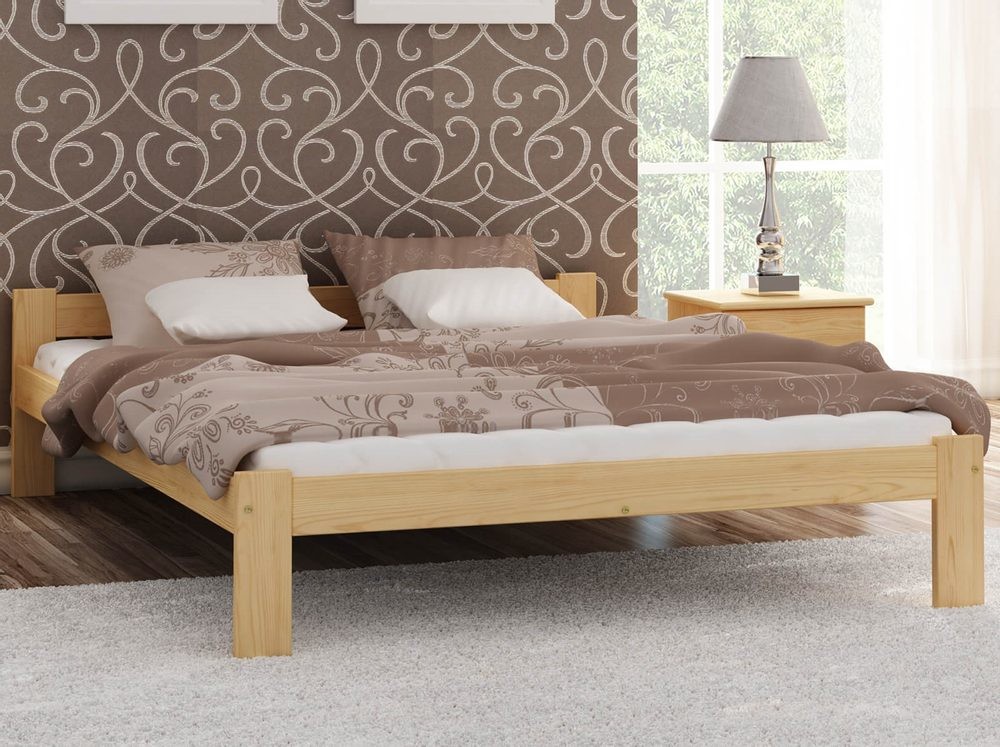 Magnat Magnat Masivní postel Naba 140 x 200 cm, ekologická borovice