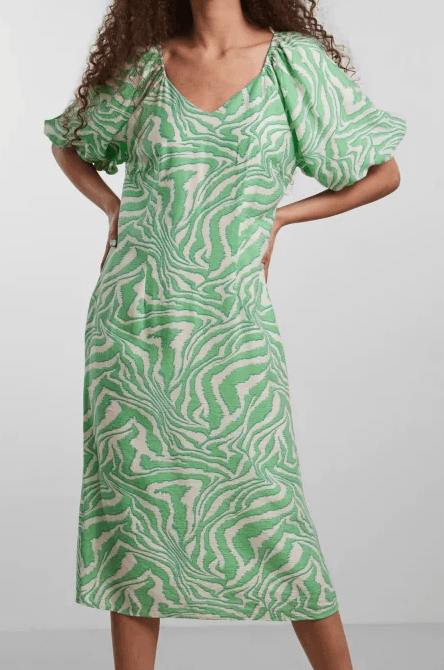 Zelené midi šaty Y.A.S