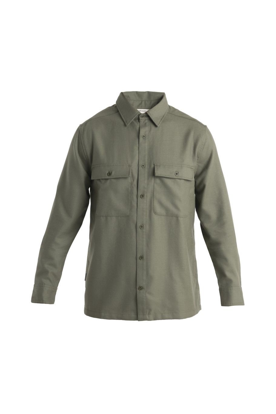 ICEBREAKER Mens Merino 200 Dawnder LS Flannel Shirt, Loden velikost: S