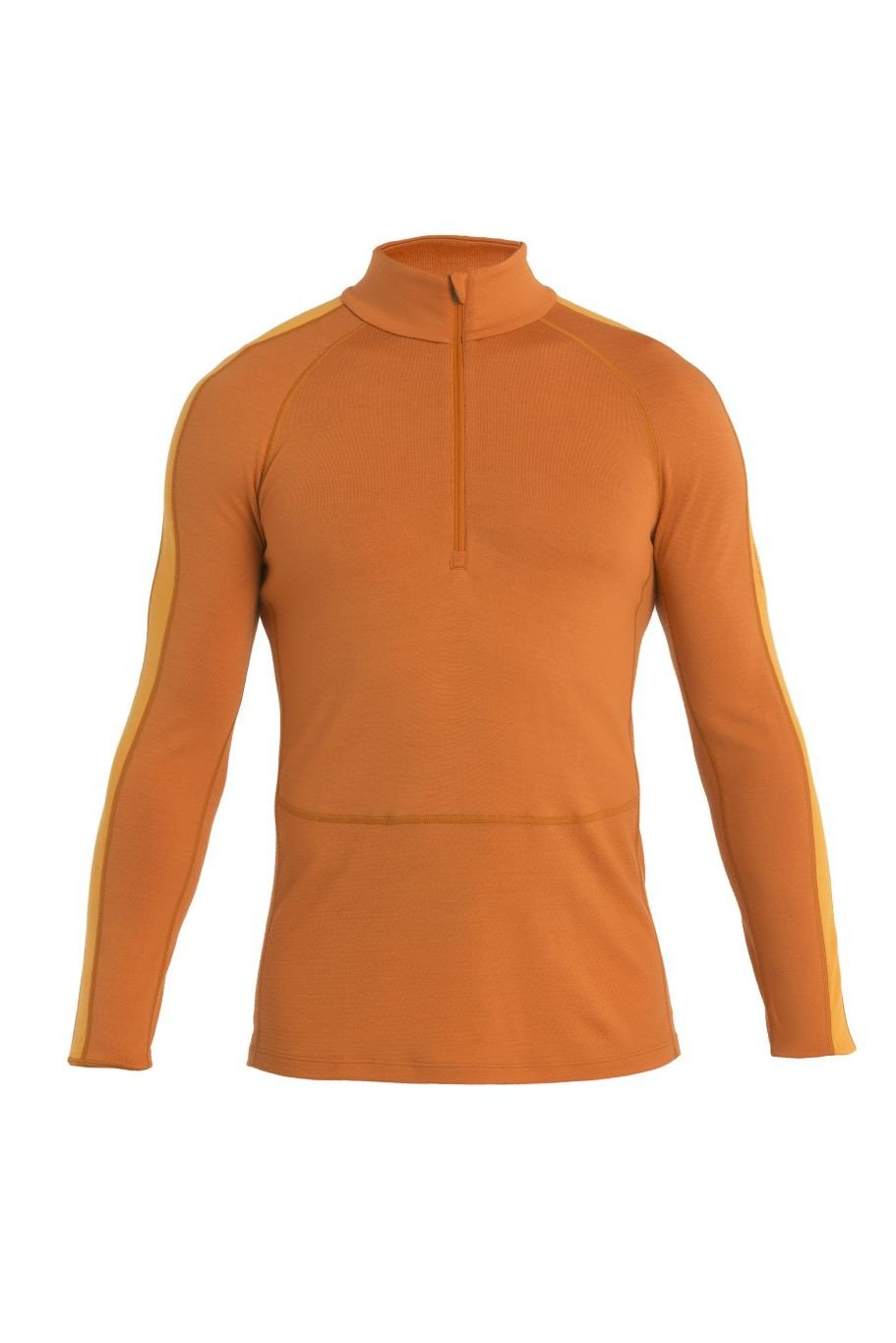 ICEBREAKER Mens ZoneKnit 260 LS Half Zip, Earth/Solar velikost: S