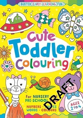 Cute Toddler Colouring - For Nursery and Pre-School Kids (Twomey Emily)(Paperback / softback)