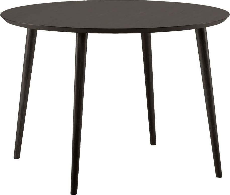 Kulatý jídelní stůl s deskou v dubovém dekoru ø 100 cm Cloyd – Woodman