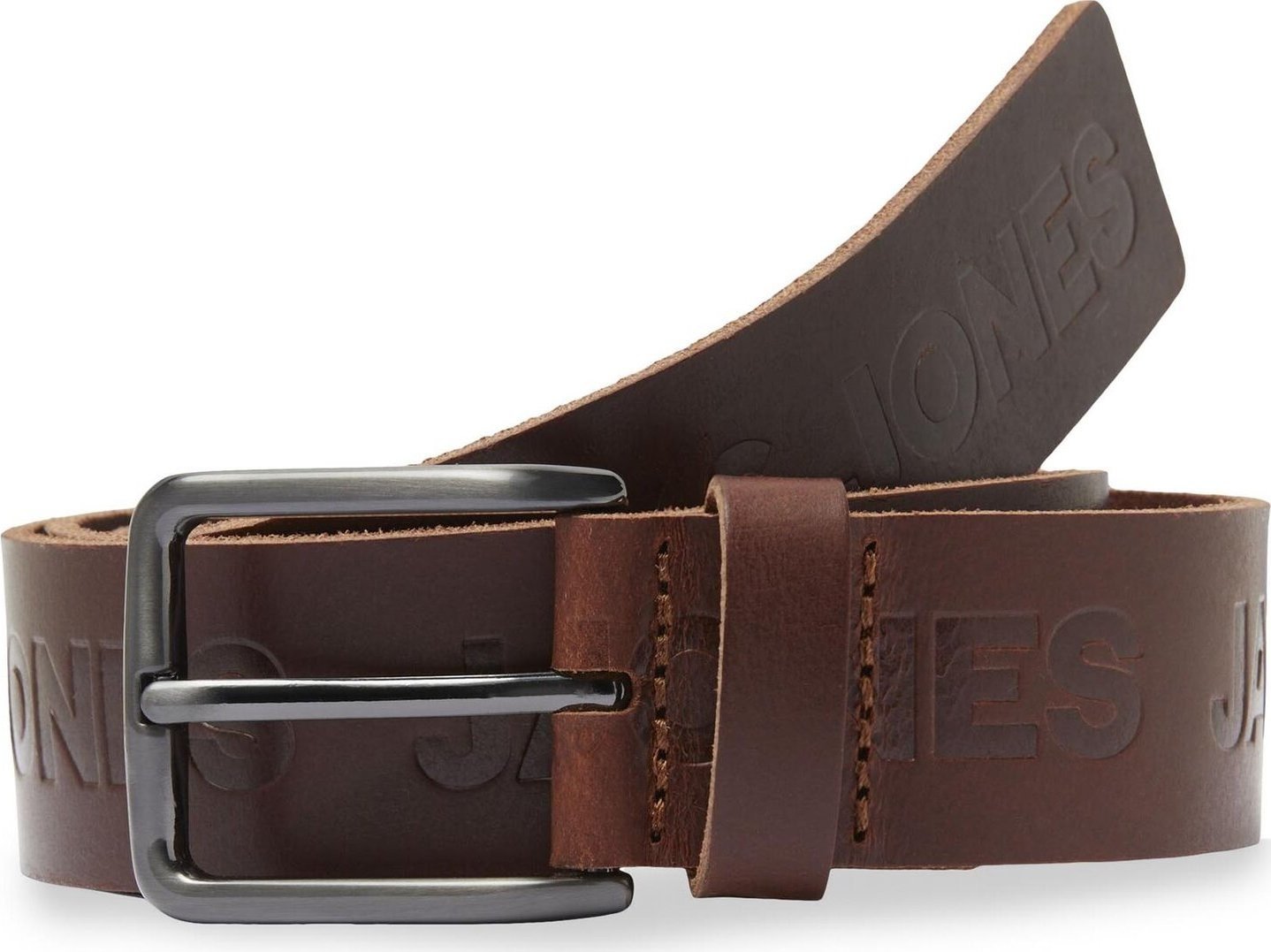 Pánský pásek Jack&Jones Jones 12242689 Brown Stone