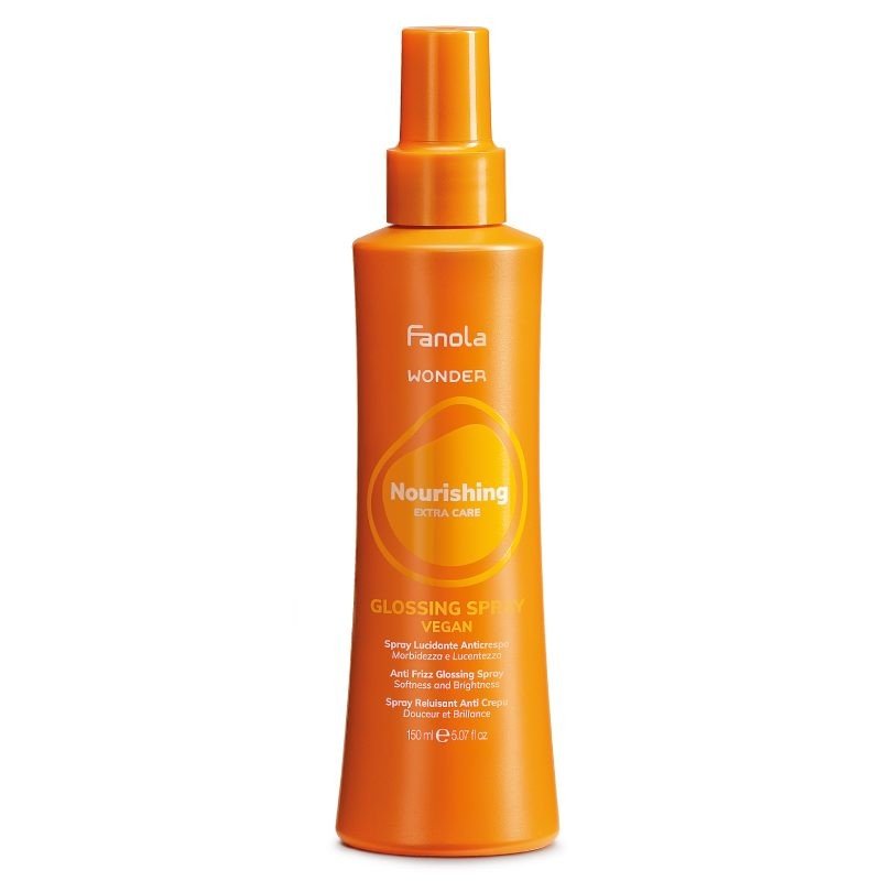 Fanola Wonder Nourishing Extra Care Glossing Spray - sprej pro hebkost a vysoký lesk, 150 ml
