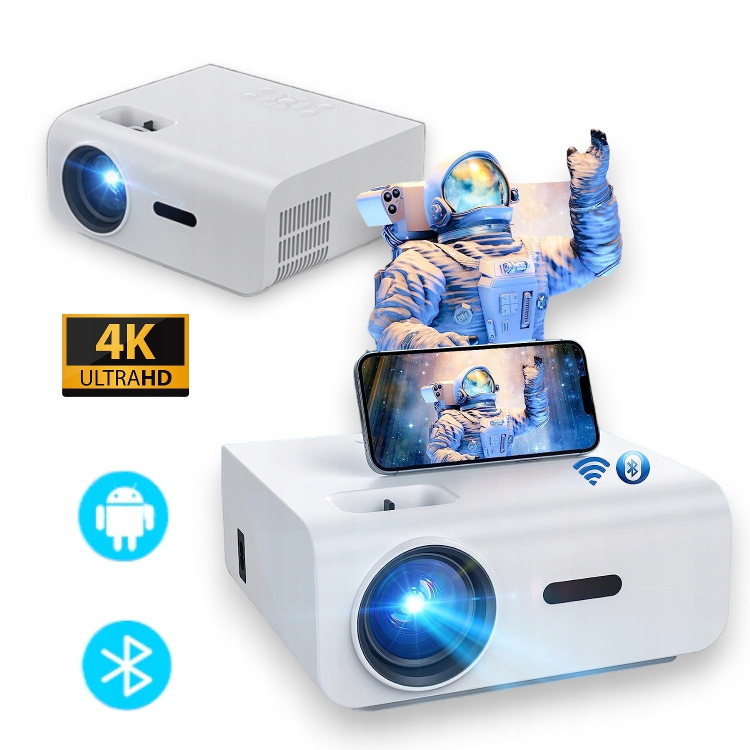 projektor 4k projektor android WiFi 10000lm Hd