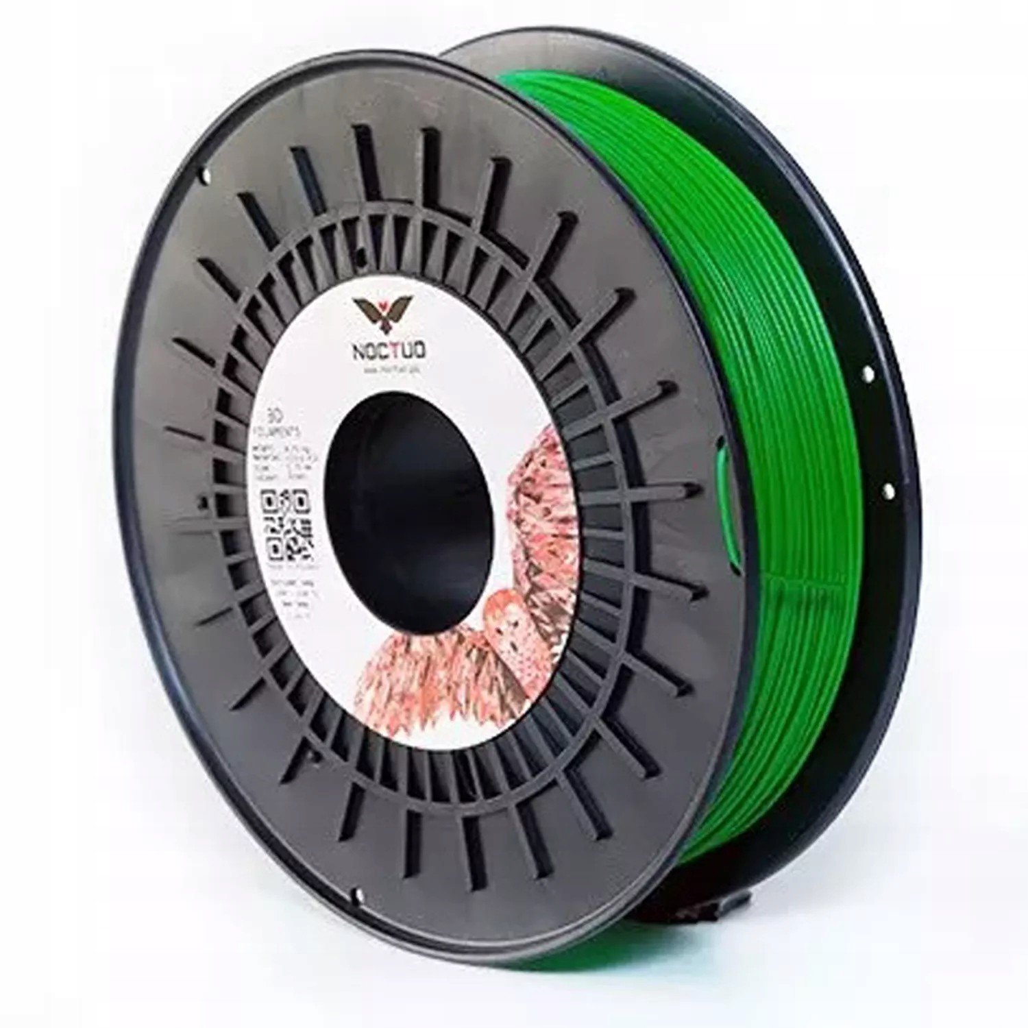 Filament Noctuo Pet-g 1,75mm 0,75kg zelený transp.