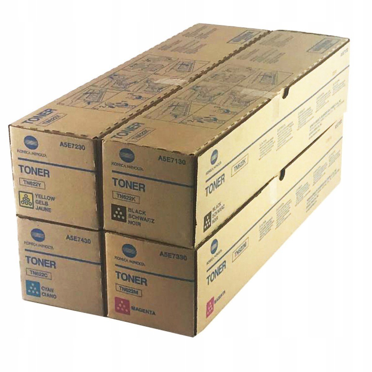 Toner Konica Minolta TN-622 A5E7450 95k C Originál