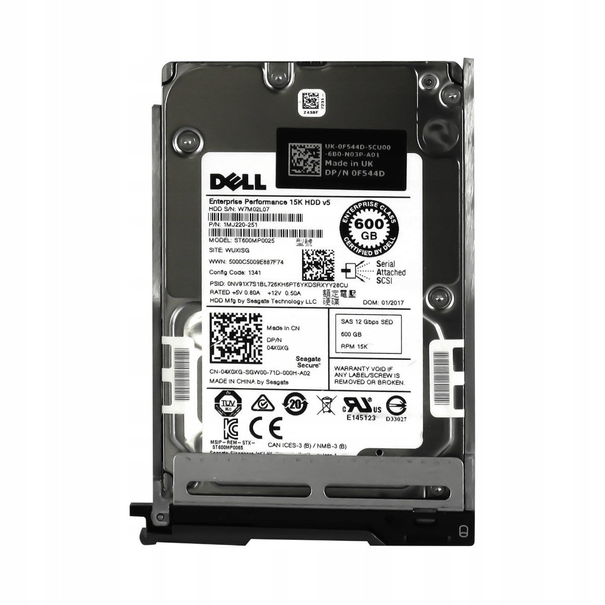 Dell 04X0XG 600GB 15K 128MB SAS-3 2.5' ST600MP0025