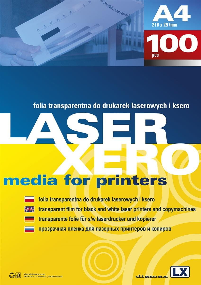 LX fólie pro kopírky a laserové tiskárny100