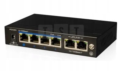 VONT-SP1004 Switch Optiva PoE FastEthernet, 6 portů