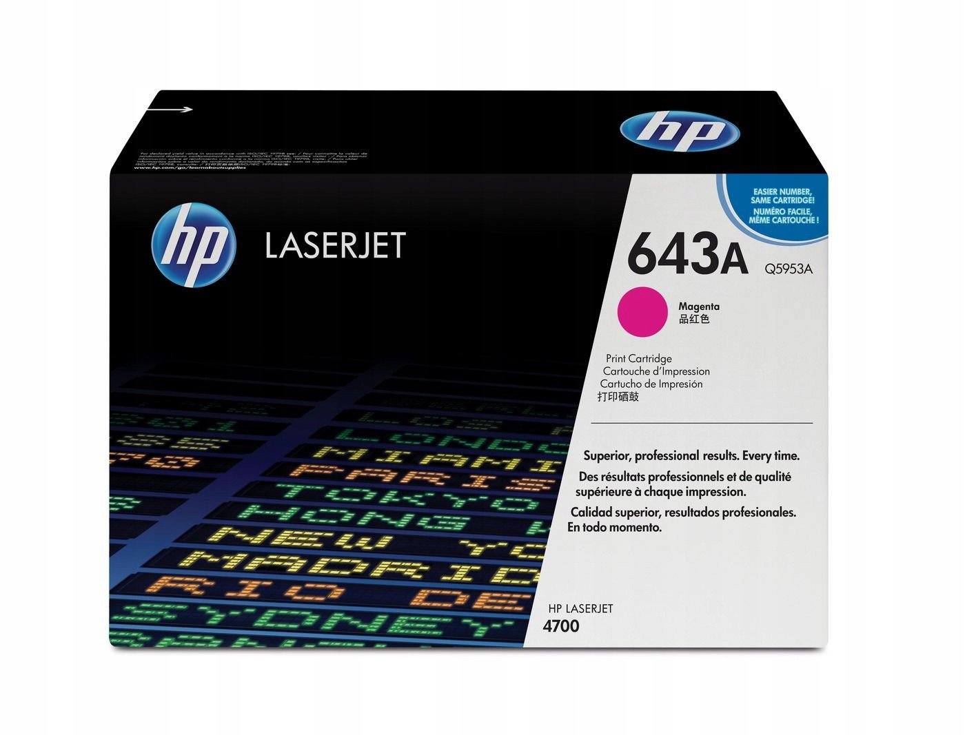 Hp Toner Magenta Color 4700