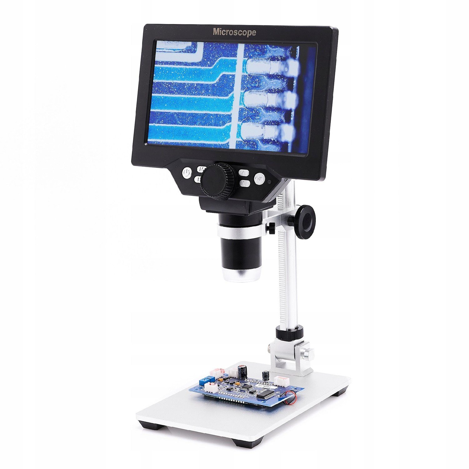 Digitální Mikroskop 1200X LCD Hd 1080P 12MP 8 X Led