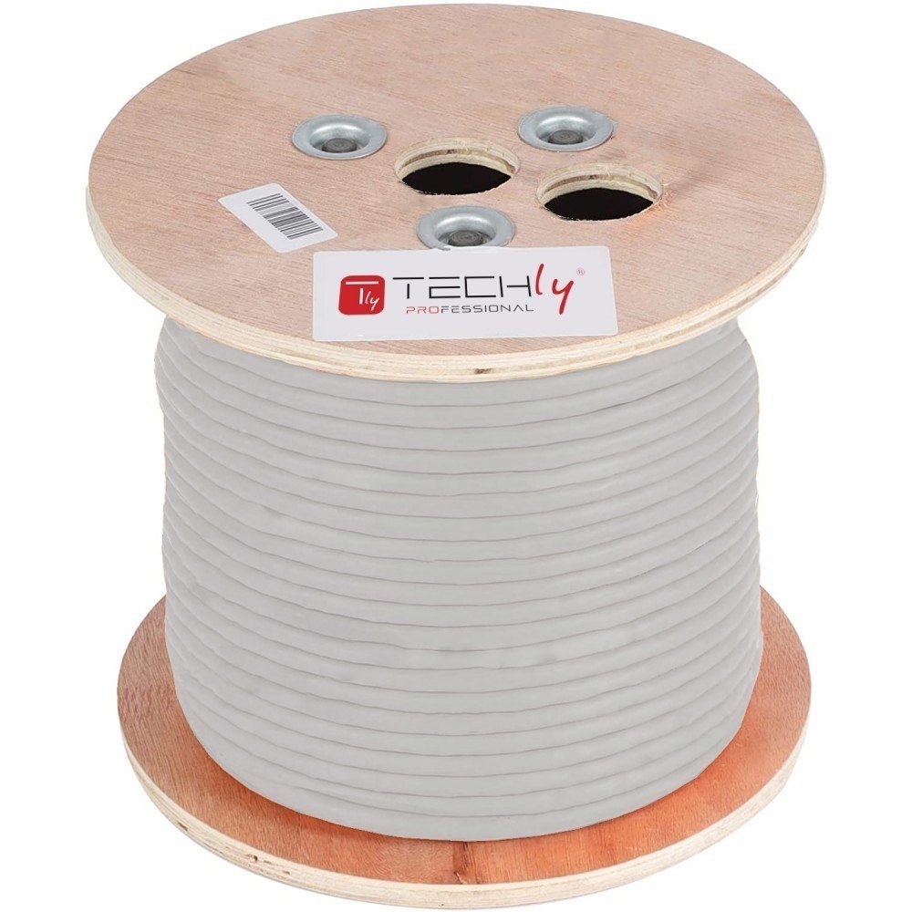 Techly Kabel Kroucený CAT5E F/utp Drát Měď Lszh 3