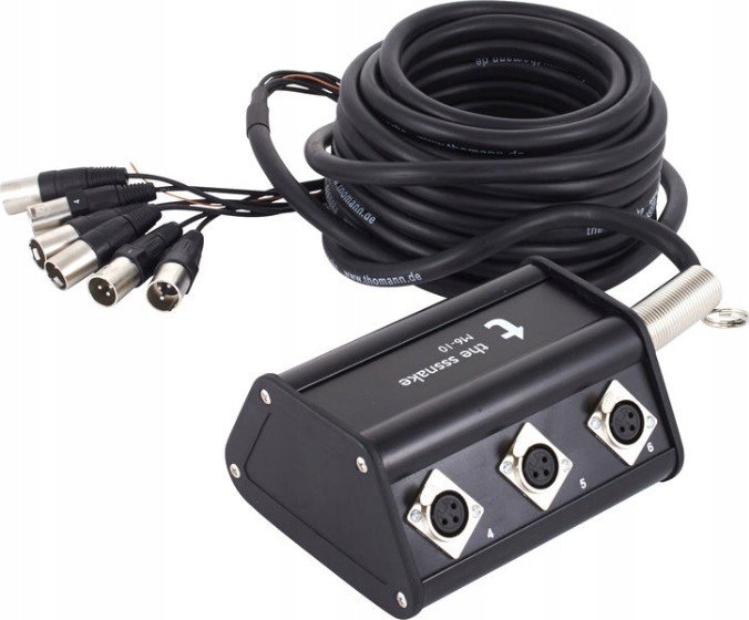 Multicore Xlr vícepárový kabel 10 m Stagebox