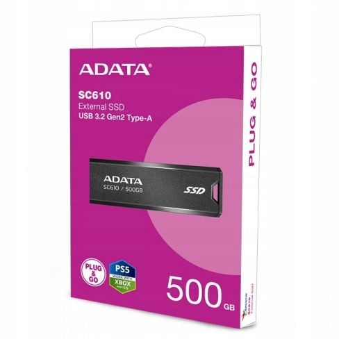 Adata Externí Ssd disk SC610 500GB USB3.2