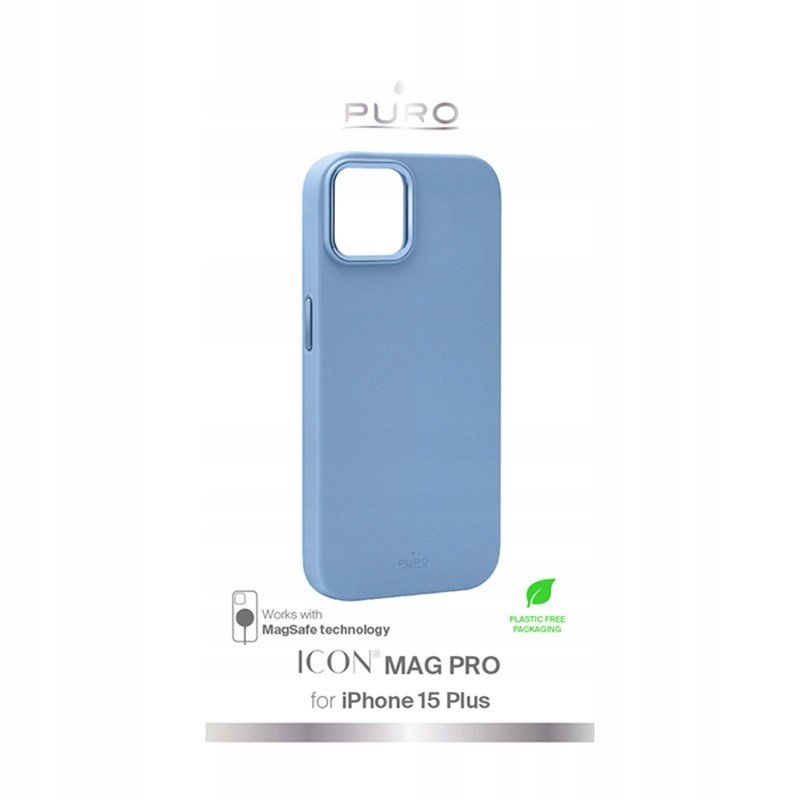 Puro MagSafe zadní kryt pro iPhone 15 Plus, zadní case