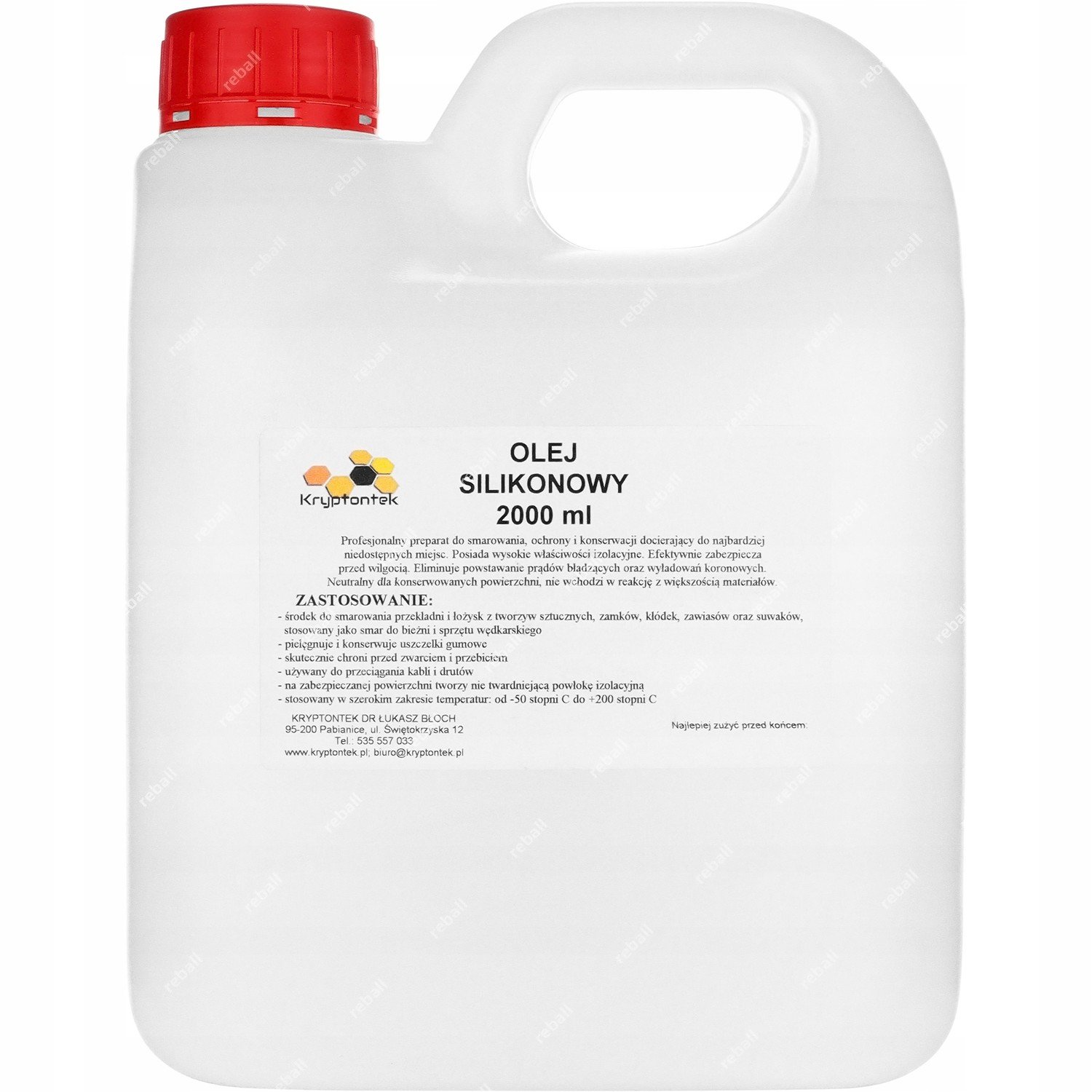 Silikonový Olej 2L Mazivo Na Těsnění Gumového Pásu