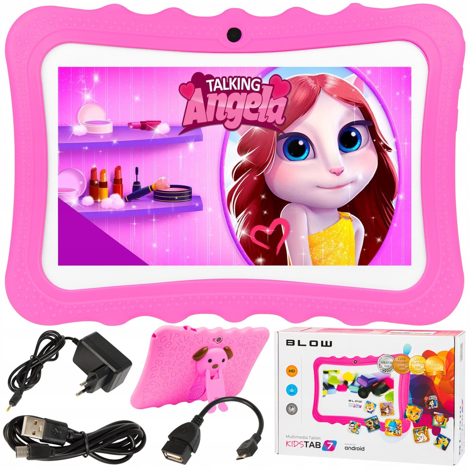 Tablet Pro Děti 7' Vzdělávací Hry Hračky Sada