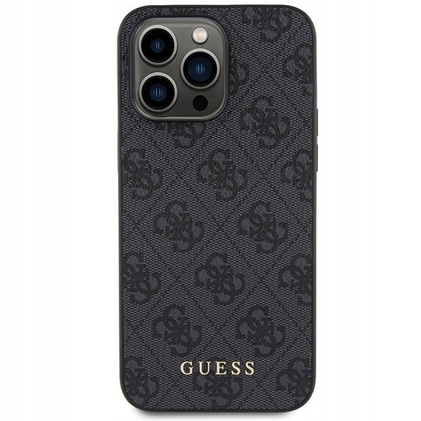Zadní kryt Guess 4G Metal Gold Logo pro iPhone 15 Pro
