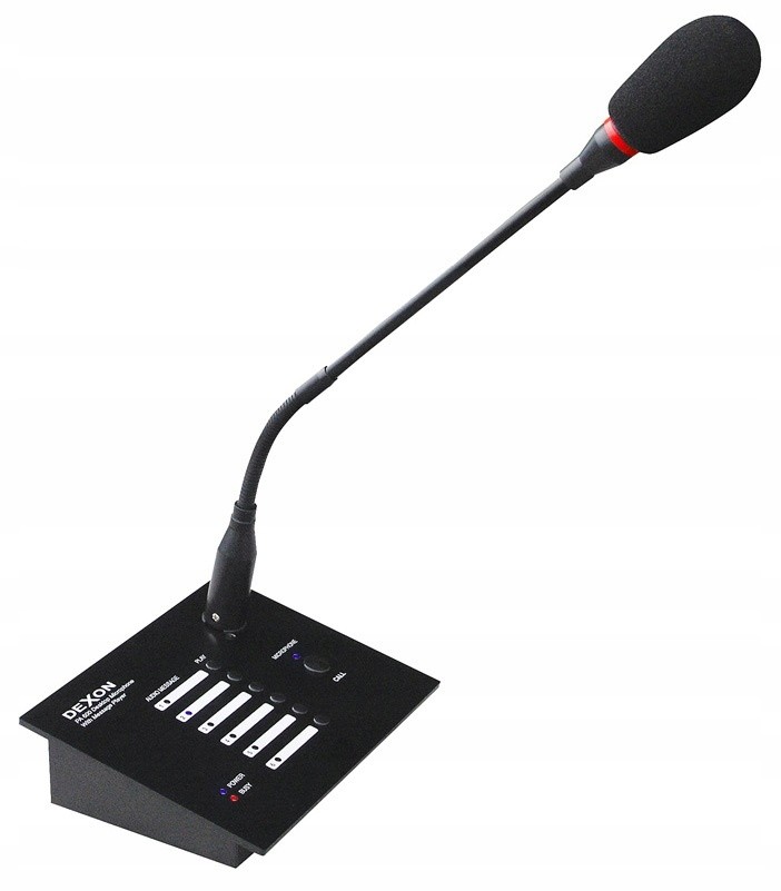 Dexon Přepážkový mikrofon s přehrávačem hl