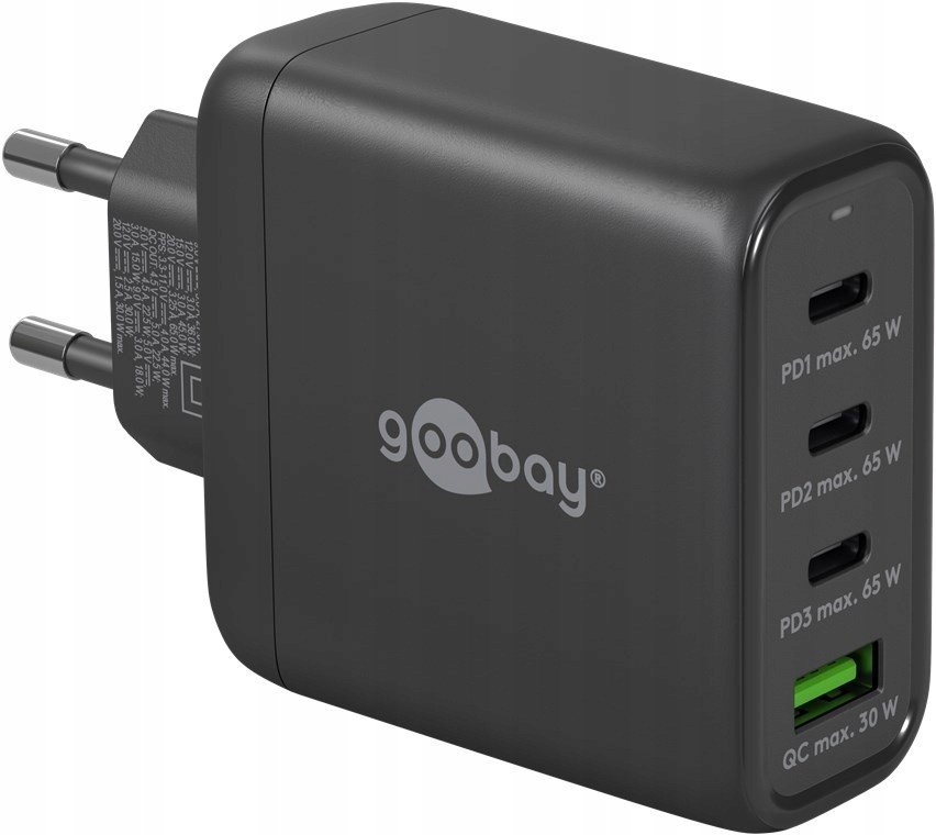 Nabíječka 3x Usb-c 68W Goobay Fast Charge Mocna