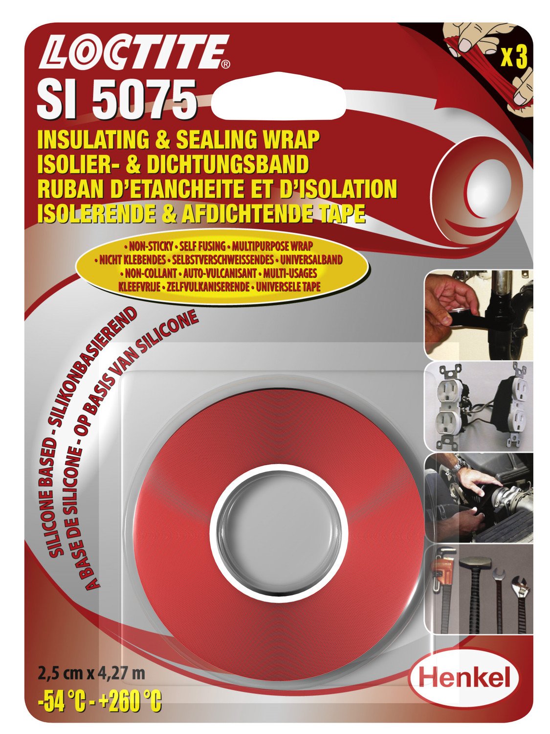 Loctite SI 5075 - samosvařecí páska 4,27m