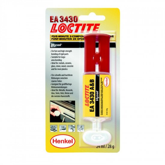 Loctite EA 3430 - dvousložkový epoxid rychlý ultra čirý 24 ml