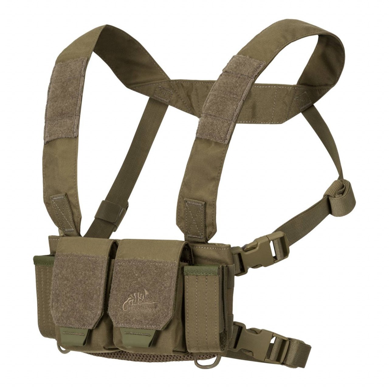 Vesta Helikon Chest Rig Competition Multigun Rig - adaptive green