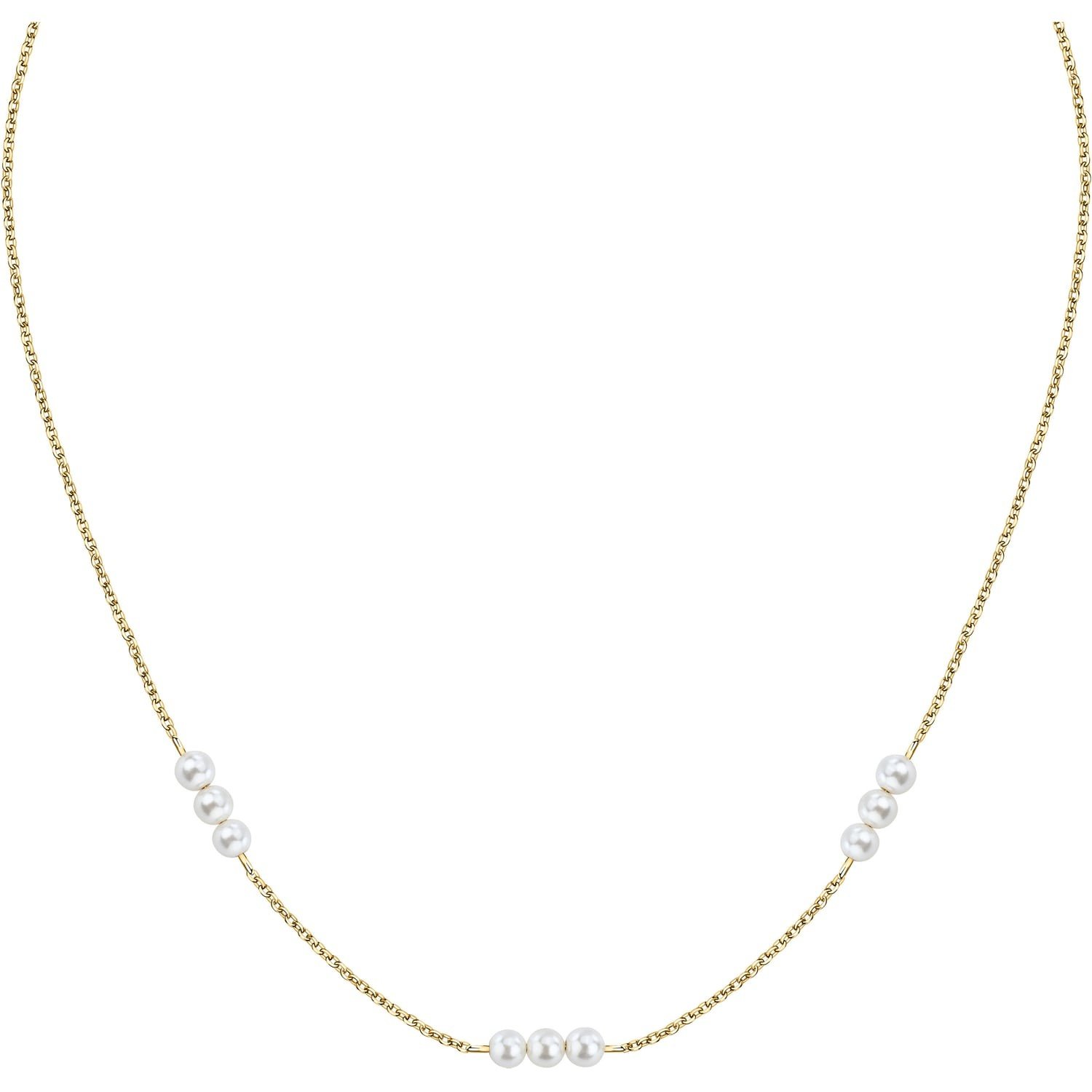 Morellato Slušivý pozlacený náhrdelník Perla SAWM01