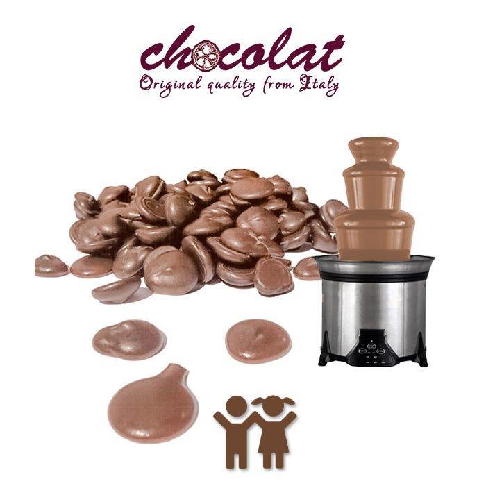 Čokoláda mléčná do fontány 36/35% extra Children - Monaco