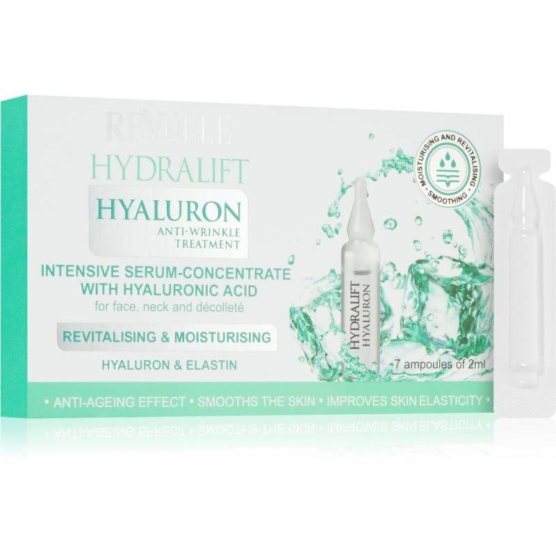 Revuele Hydralift Hyaluron intenzivní sérum na obličej, krk a dekolt 7x2 ml